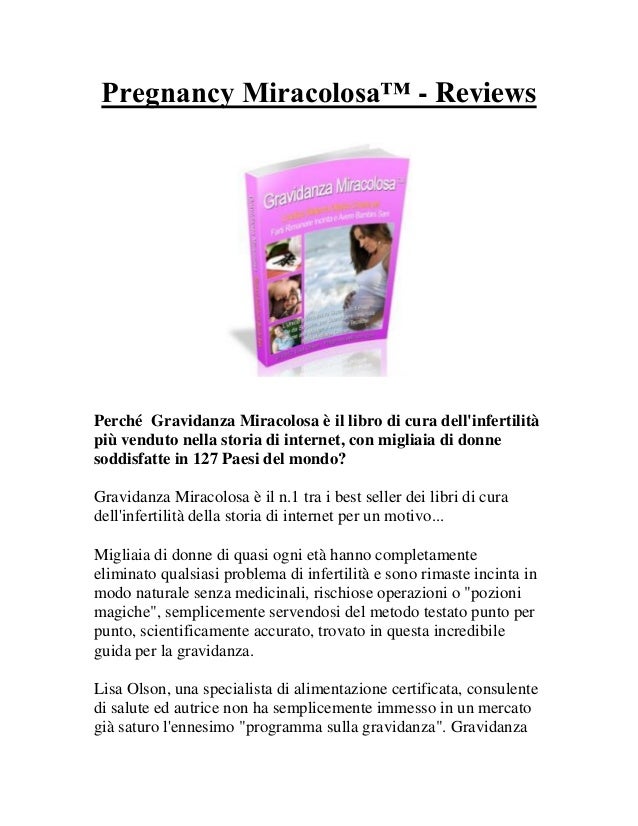 scaricare libro gravidanza miracolosa